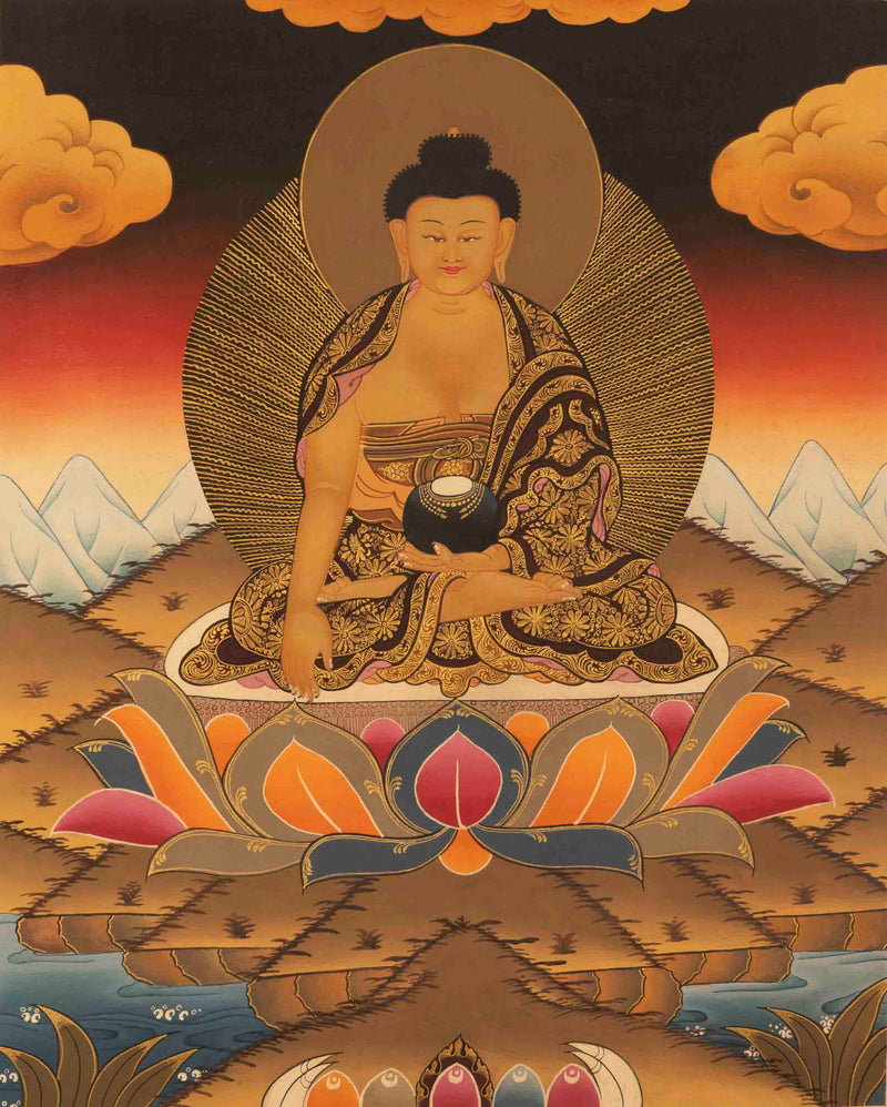 Gautama Buddha Thangka