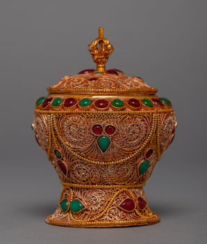 24K Gold Plated Pot