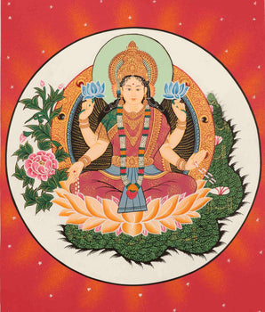 Goddess Laxmi Thangka
