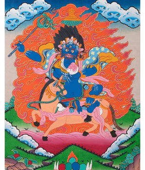 Goddess Palden Lhamo Thangka 