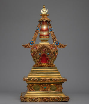 Gold Plated Stupa