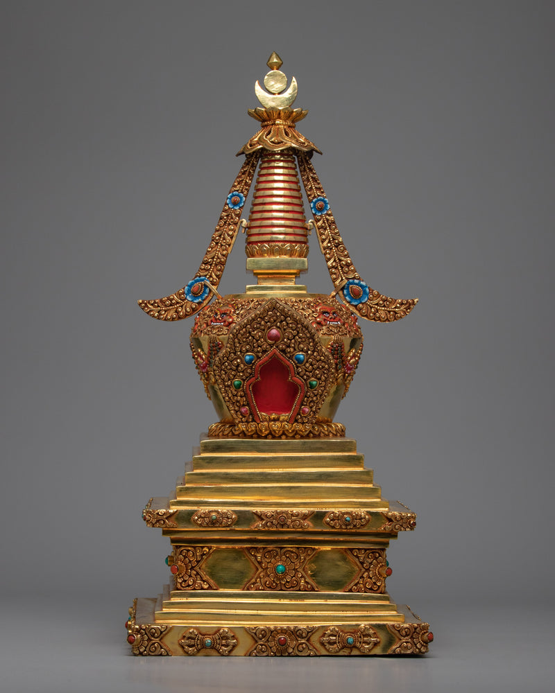 Gold Plated Stupa