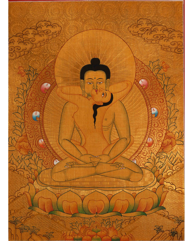 Gold Style Buddha Thangka