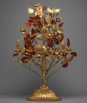 Golden Ashtamangala Tree