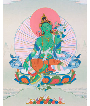 Traditional Arya Tara Thangka