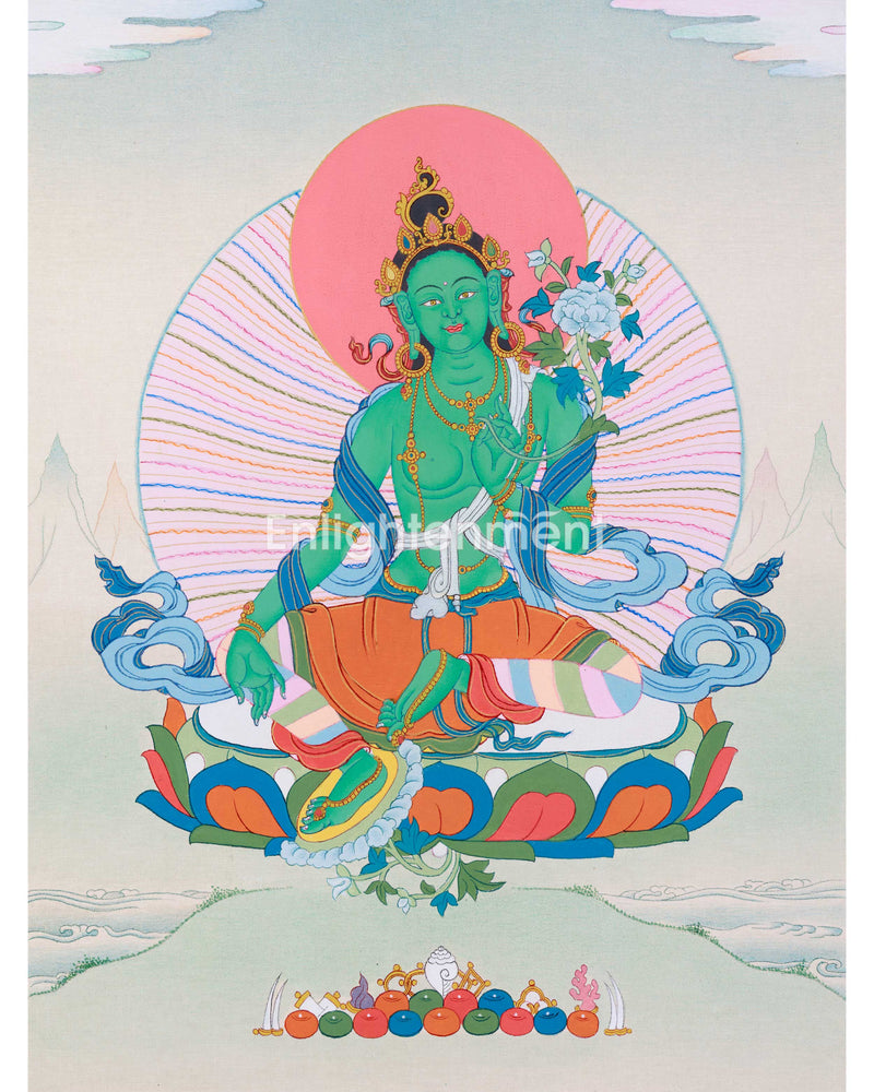 Traditional Arya Tara Thangka