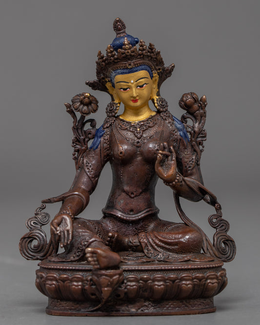 Green Tara Statue