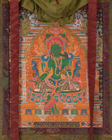 Green Tara Thangka