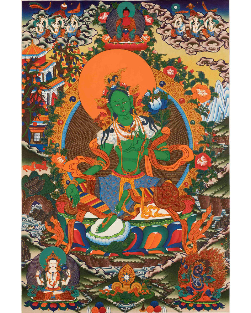 Buddhist Green Tara