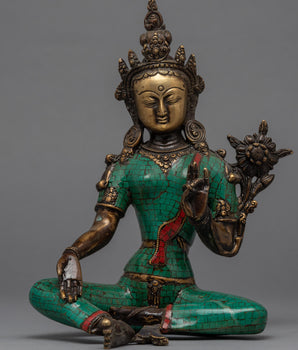 Green Tara Indoor Sculpture 