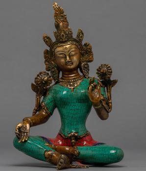 Green Tara Indoor Sculpture