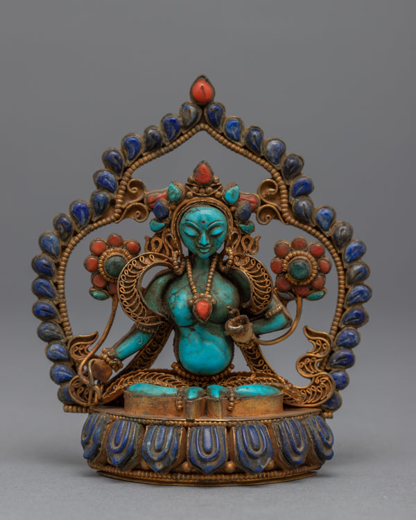Green Tara Female Bodhisattva Statue