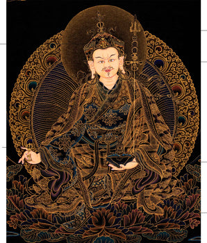 Guru Rinpoche Prayer Thangka | Himalayan Buddhist Sacred Art