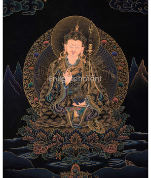 Tibetan Thangka of Padmasambhava | The Lotus Born Master | Traditional Artwork