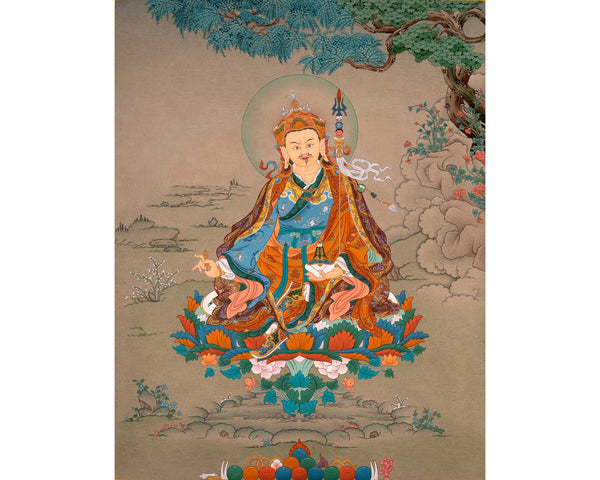 Padmasambhava Art | Traditional Guru Rinpoche Thangka