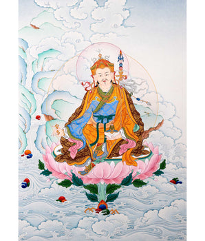 Guru Rinpoche Thangka | Traditionally Hand Painted Art