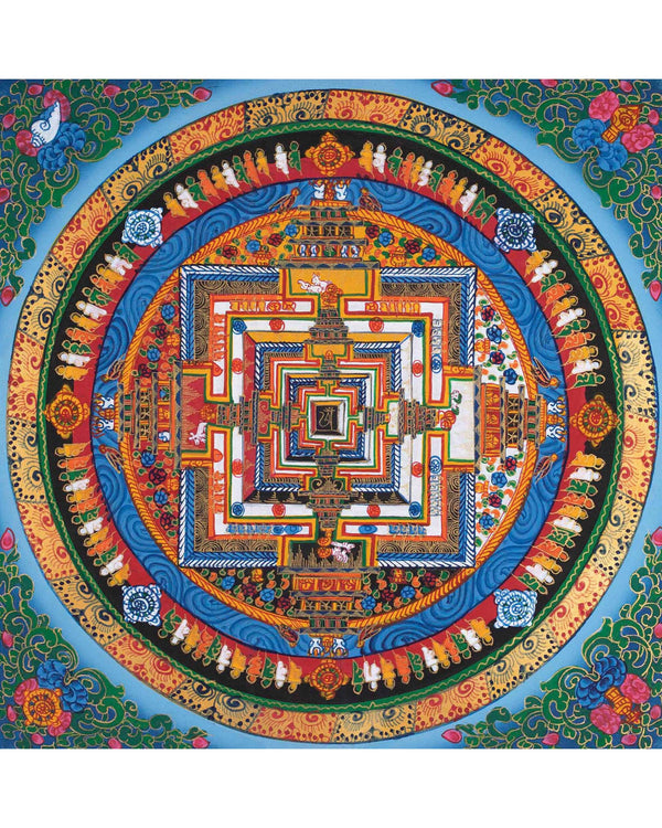 HandPainted Kalachakra Mandala