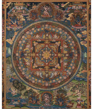 Hand Painted Mandala