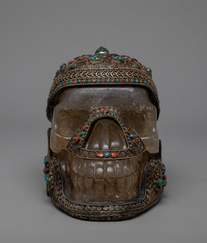 Handcarved Skull Head