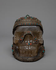 Handcarved Skull Head