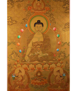 Healing Buddha Thangka 