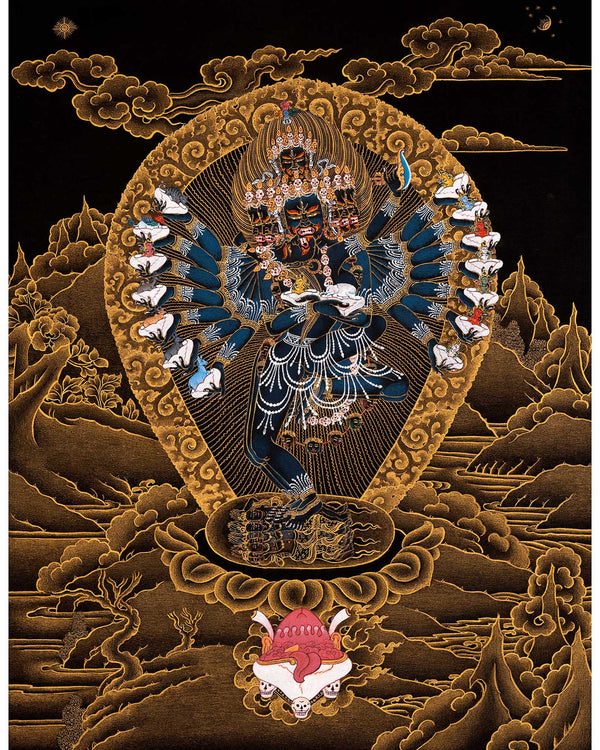 Hevajra Tantra Thangka | Sacred Art for Daily Practice