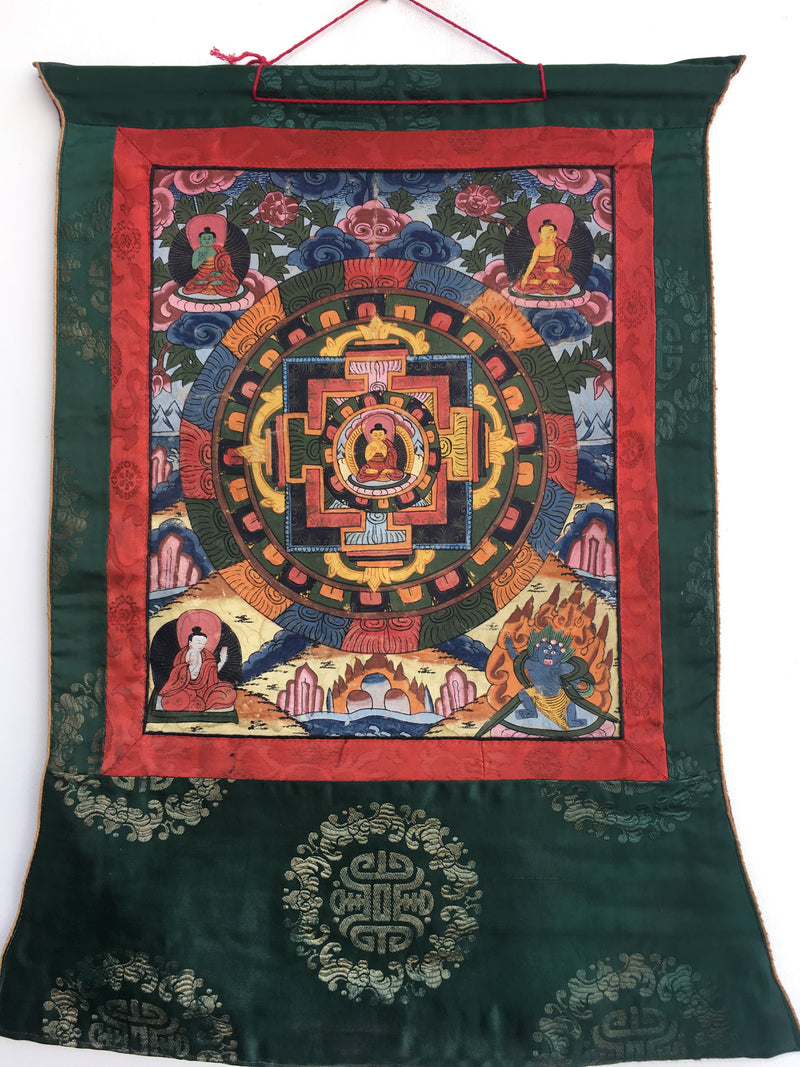 Buddha Mandala | Tibetan Traditional Thangka | Wall Hanging Decors