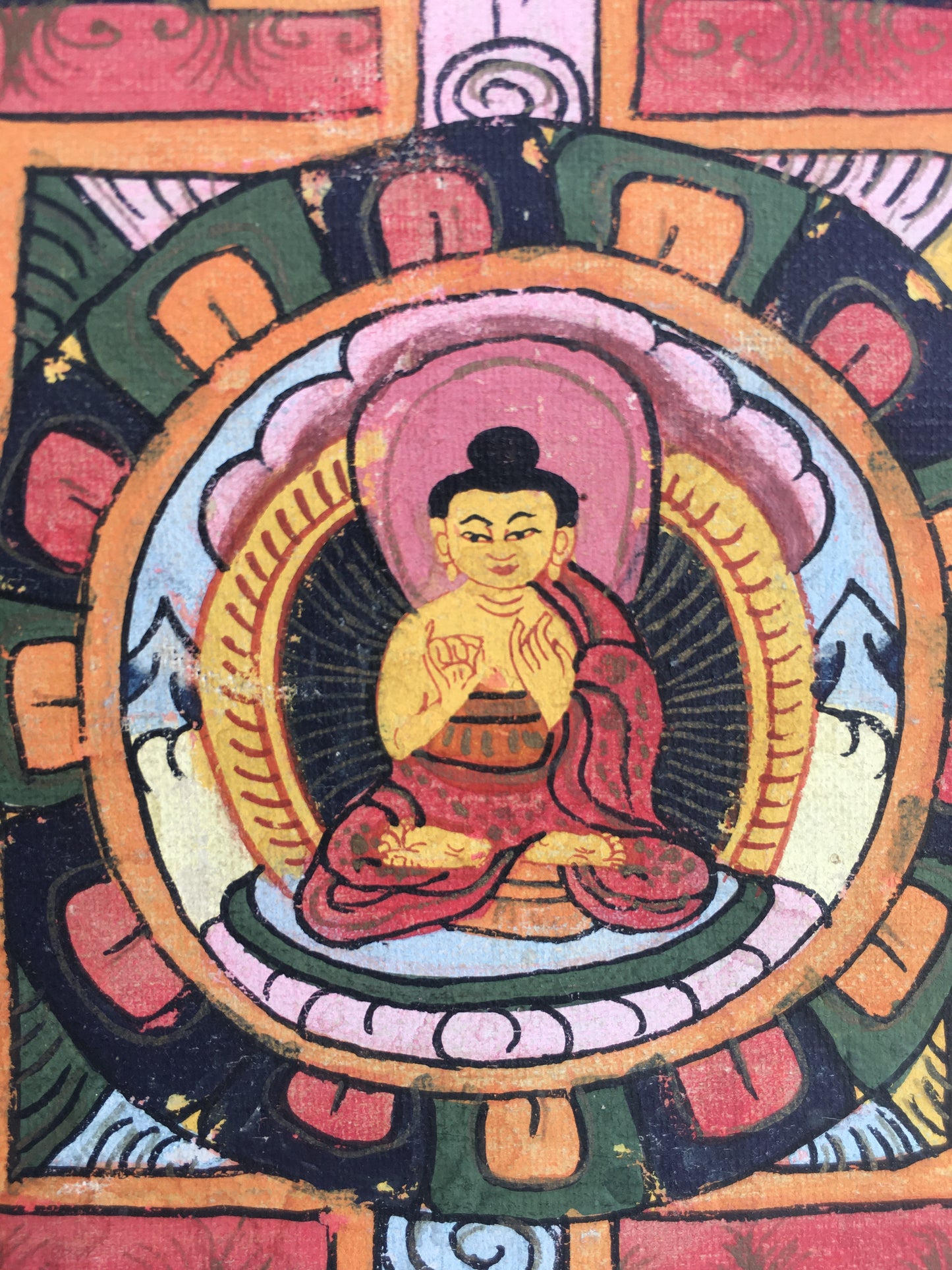 Buddha Mandala | Tibetan Traditional Thangka | Wall Hanging Decors