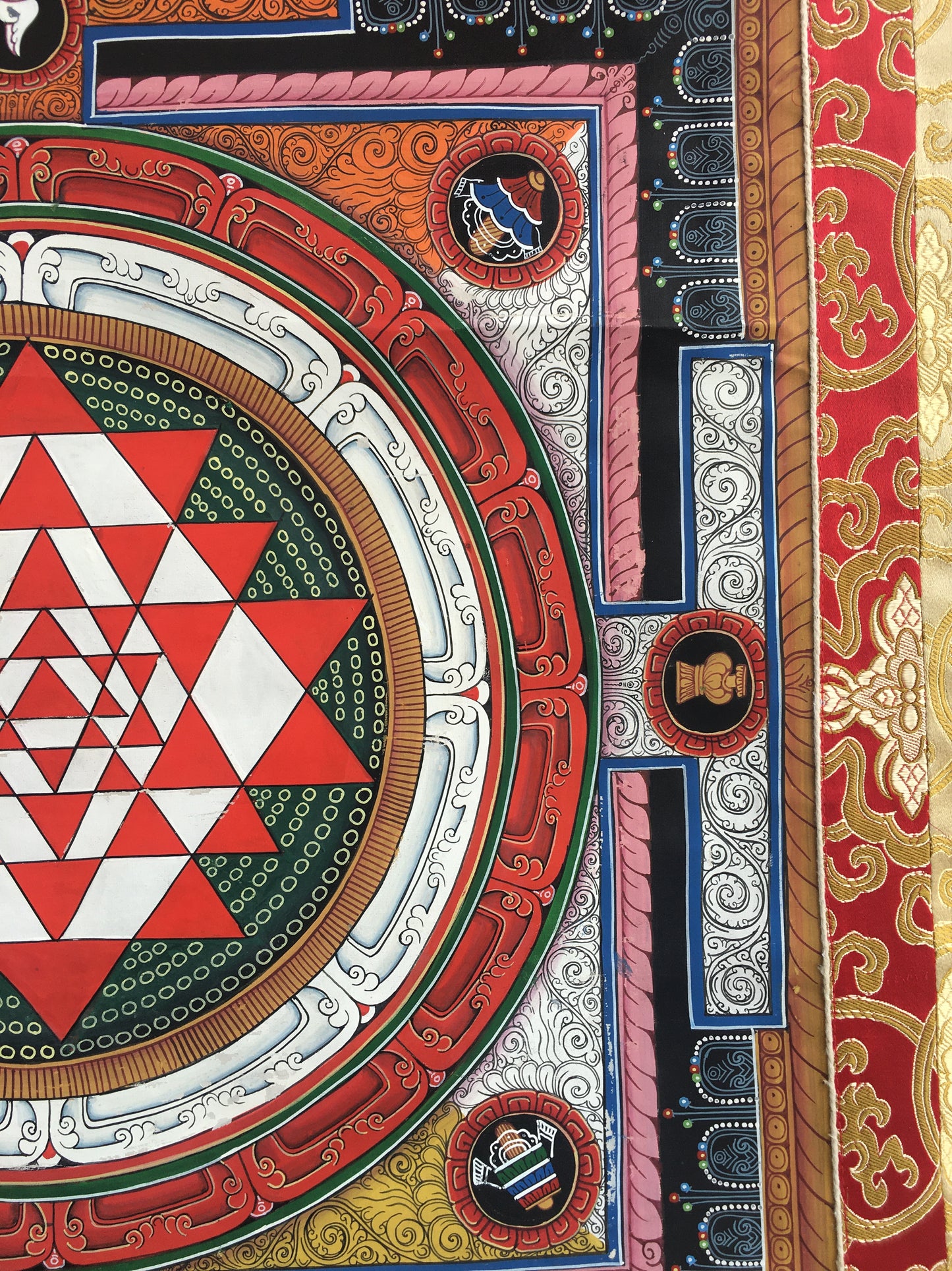 Shri Yantra Mandala Thangka | Tibetan Buddhist Art