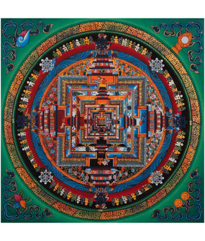  Kalachakra Mandala Thangka Painting