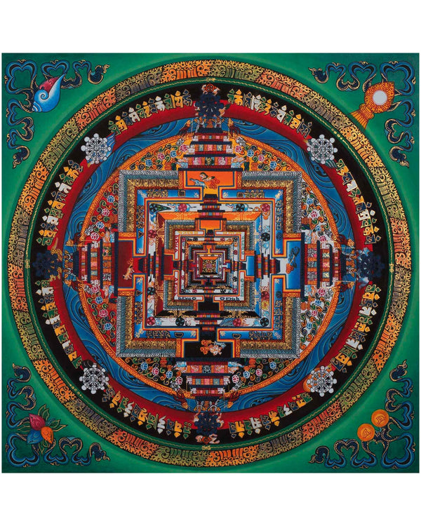  Kalachakra Mandala Thangka Painting