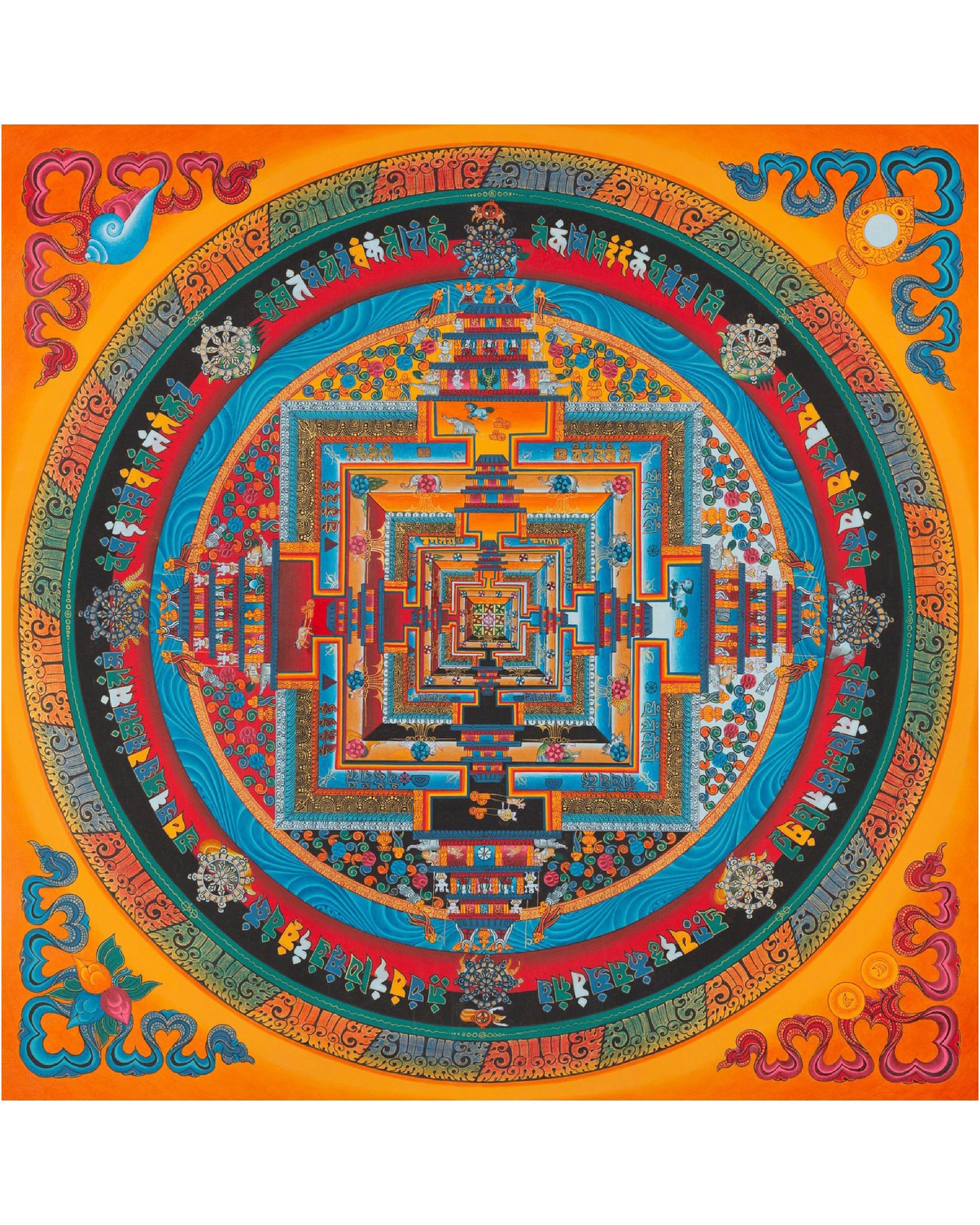 Kalachakra Mandala Thangka