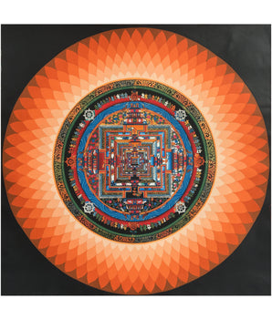 Kalachakra Mandala With Lotus
