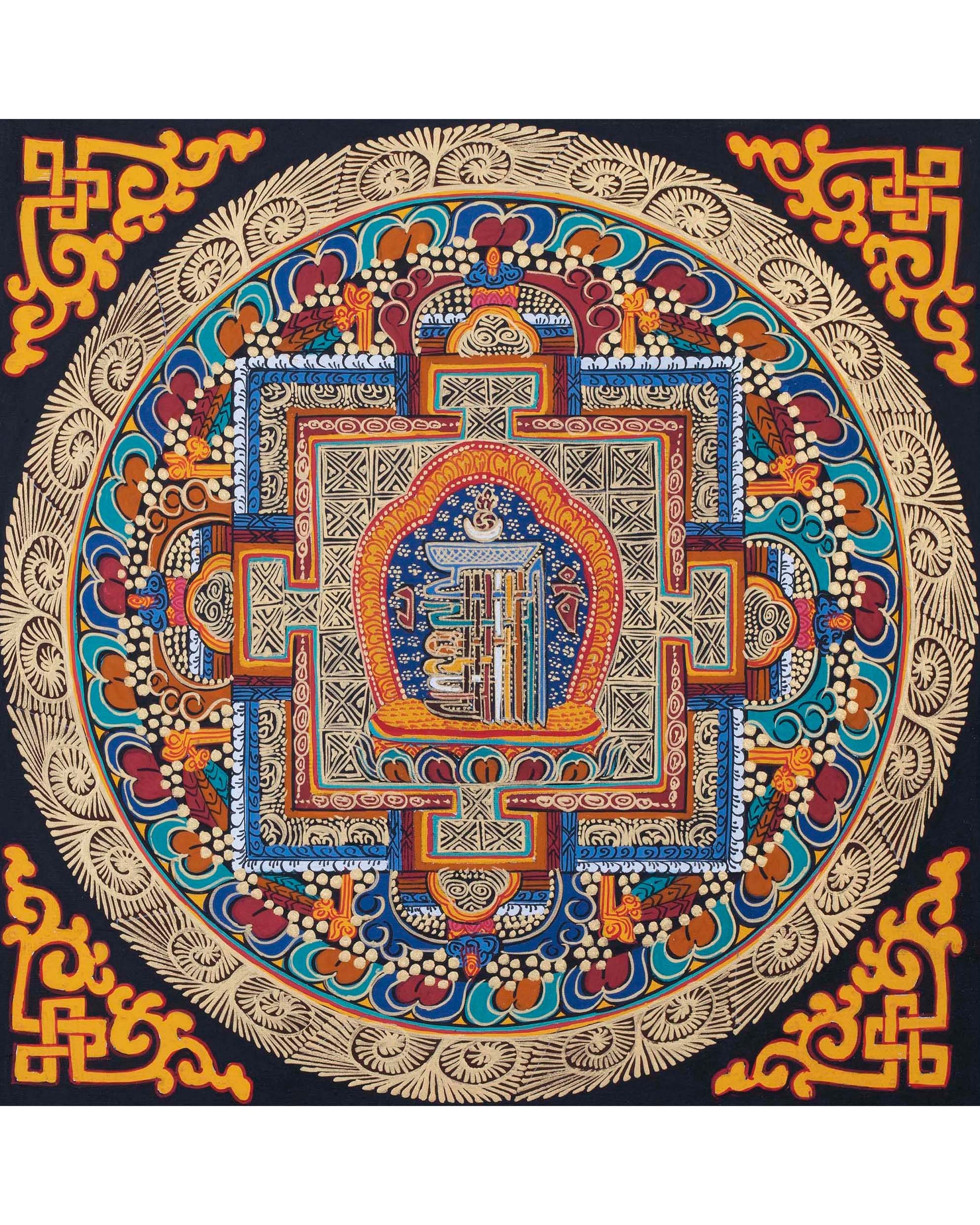 Kalachakra Symbol Mandala 