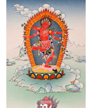 Kurukulla Dakini | Traditional Hand Painted Art