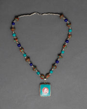 Mantra Crafted Locket | Buddhist Pendent