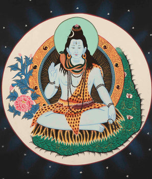 Lord Shiva Thangka
