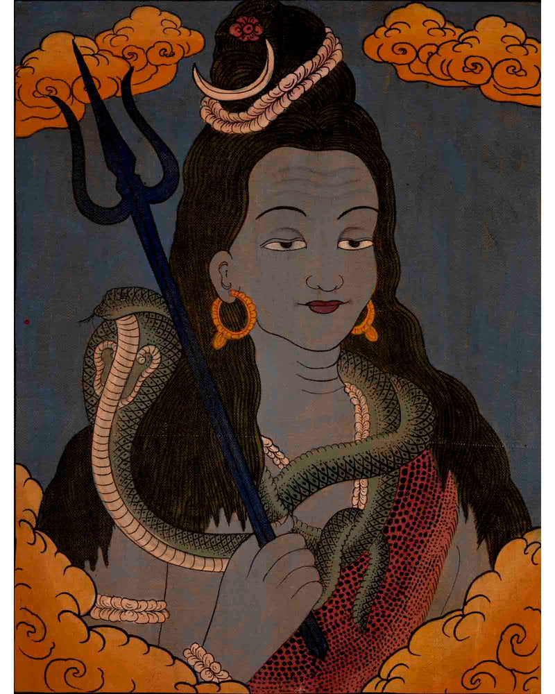 Lord Shiva Thangka