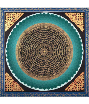 MANTRA MANDALA THANGKA