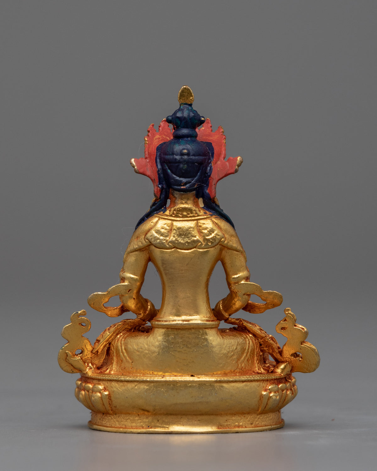 Amitayus Statue Gilded in Gold | Lord of Boundless Life, Amitayus Buddha