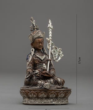 Copper Guru Rinpoche Statue | Buddhist Art Decor