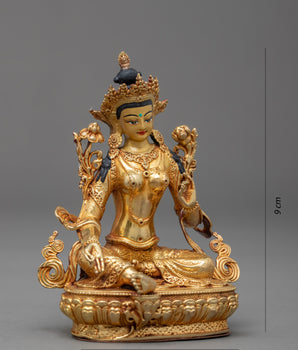 Green Tara Mini Statue | Home Decor Statue