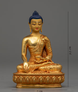 Tibetan Shakyamuni Buddha Statue | Himalayan Buddhist Sacred Art