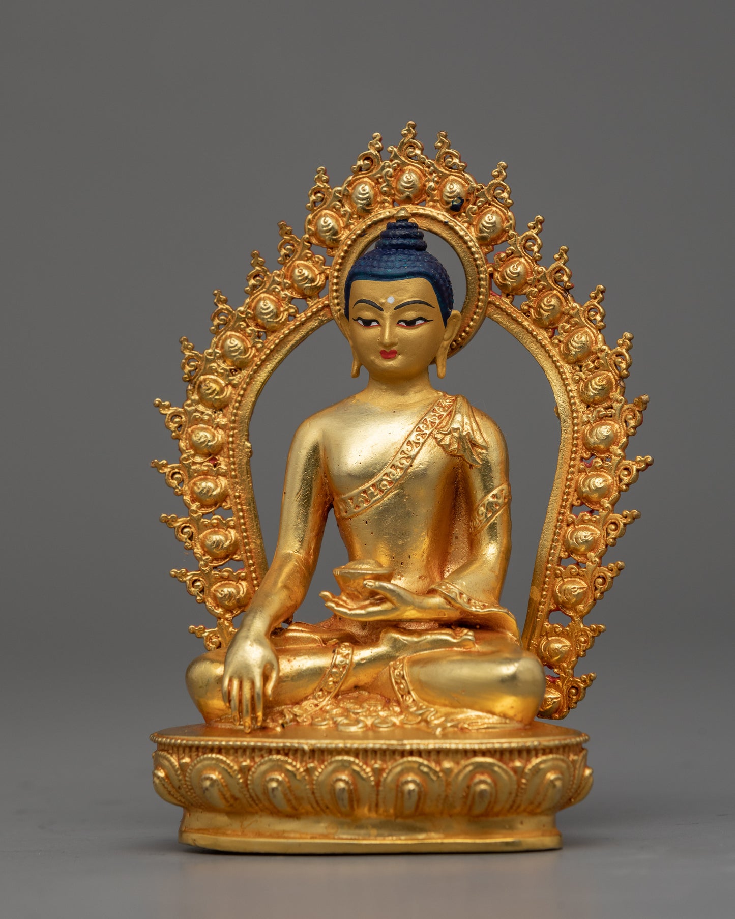 Lotus Buddha Statue | Shakyamuni Buddha Traditional Artwork