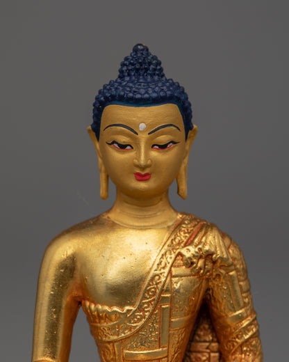 Tibetan Shakyamuni Buddha Statue | Himalayan Buddhist Sacred Art