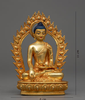 Lotus Buddha Statue | Shakyamuni Buddha Traditional Artwork