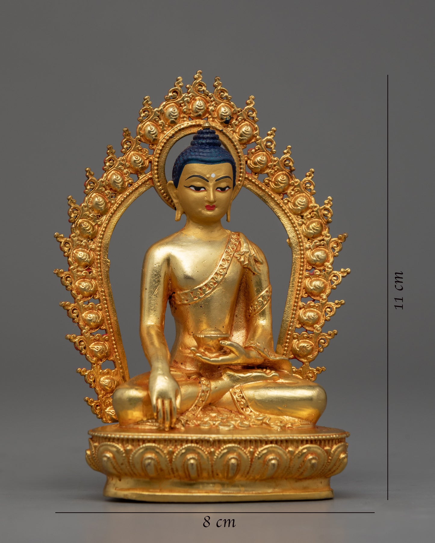 Lotus Buddha Statue | Shakyamuni Buddha Traditional Artwork