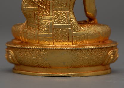 Tibetan Shakyamuni Buddha Statue | Himalayan Buddhist Sacred Art