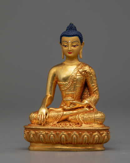 Tibetan Shakyamuni Buddha Statue | Himalayan Buddhist Sacred Art