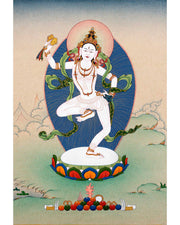 Machig Labdron Thangka | Tibetan painting | The Chod Practice